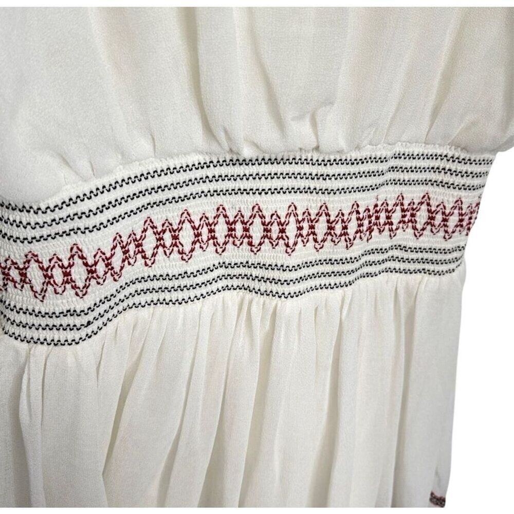 Free People Penny Georgette Love Bird Boho Mini Dress Size Small Spaghetti Strap - Picture 7 of 10